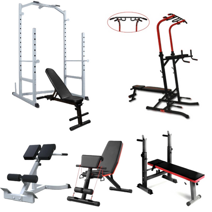 BENCHES, RACKS, TOWERS AND CAGES