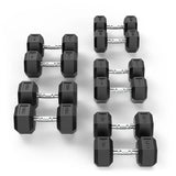 10KG-20KG HEX DUMBBELL SET - 5 PAIRS - 150KG PACKAGE