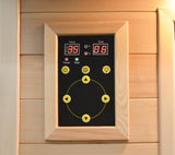 INFRARED SAUNA 3 PERSON FULL GLASS FRONT PANEL