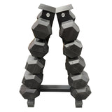 HEX DUMBBELL PACKAGE - 5KG TO 20KG - (115KG) - WITH RACK