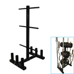 OLYMPIC BARBELL & WEIGHT PLATE STORAGE RACK