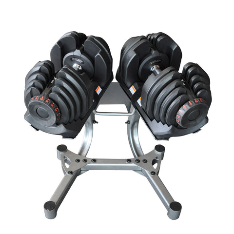 SMART ADJUSTABLE DUMBBELL PACKAGE (80KG) WITH RACK