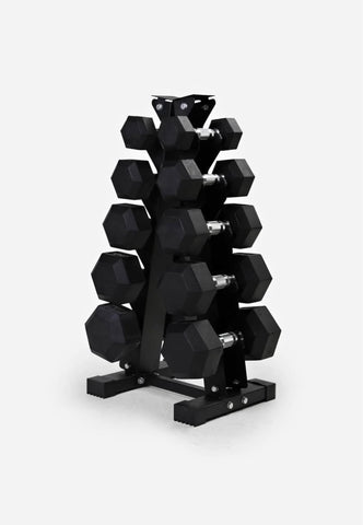 HEX DUMBBELL PACKAGE 2KG-10KG (60KG) + RACK