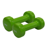 VINYL CAST IRON PVC COATED DUMBBELLS (PAIRS)