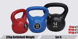 8KG-14KG KETTLEBELL SET - 32KG PACKAGE