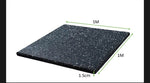 RUBBER FLOOR GYM MATS 15MM THICKNESS