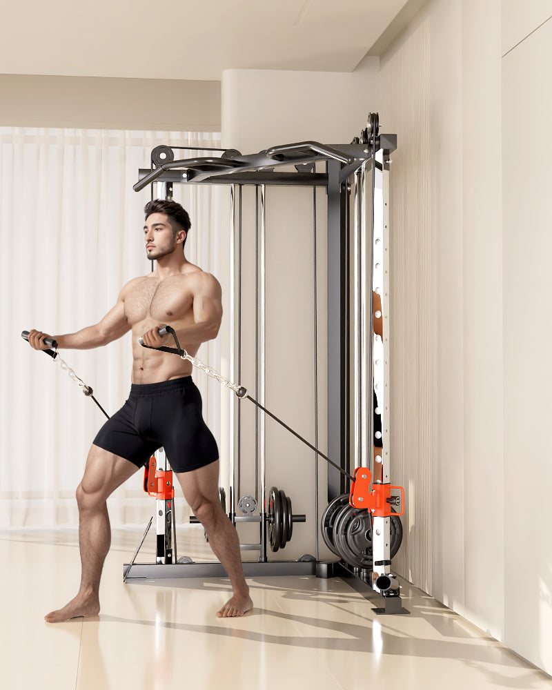 MULTI FUNCTIONAL CABLE CROSSOVER STATION – Power Gym Equipment
