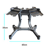 SMART ADJUSTABLE DUMBBELL PACKAGE (80KG) WITH RACK