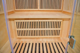 INFRARED SAUNA 2 PERSON FULL GLASS FRONT PANEL