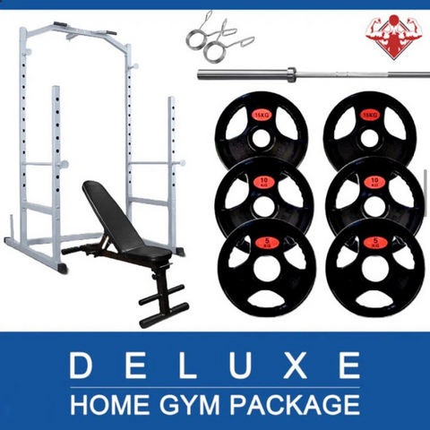 HALF RACK PACKAGE WEIGHTS, BENCH & BAR