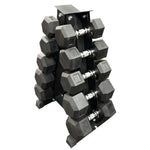 HEX DUMBBELL PACKAGE - 5KG TO 20KG - (115KG) - WITH RACK