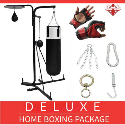 Boxing Packages 3 IN 1 BOXING PACKAGE PUNCHING BAG + SPEEDBALLS + GLOVES – Power Gym ...