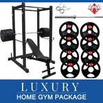 POWER CAGE PACKAGE WEIGHTS, BENCH & BAR