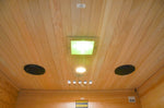 INFRARED SAUNA 3 PERSON FULL GLASS FRONT PANEL