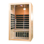 INFRARED SAUNA 2 PERSON FULL GLASS FRONT PANEL