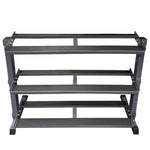 HEAVY DUTY 3 TIER HEX DUMBBELL WEIGHT RACK
