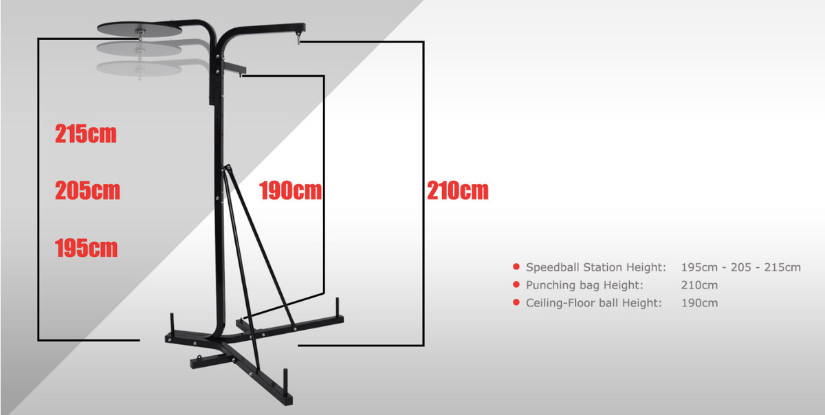 3 IN 1 BOXING STATION – Power Gym Equipment